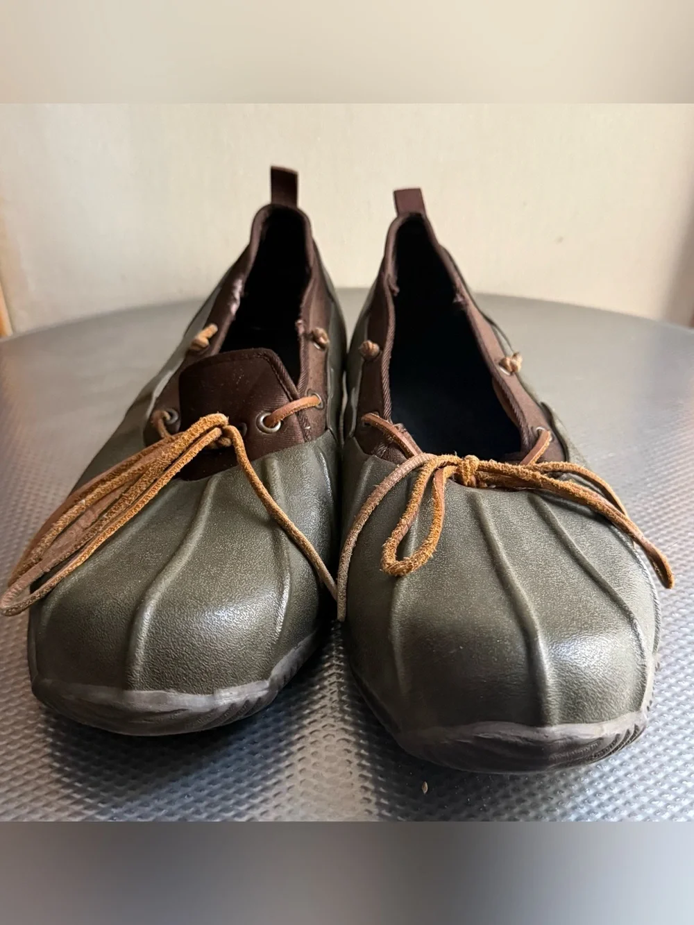 Polo Sport Ralph Lauren green duck boat shoes